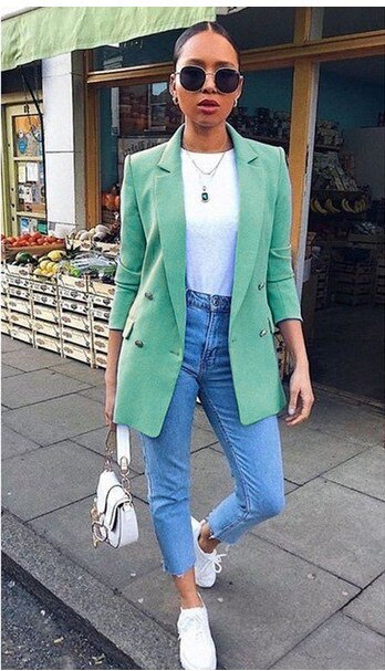 Fashion Fix Shawl Collar Double Breasted Blazer