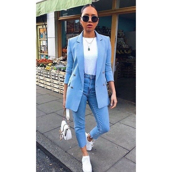 Fashion Fix Shawl Collar Double Breasted Blazer