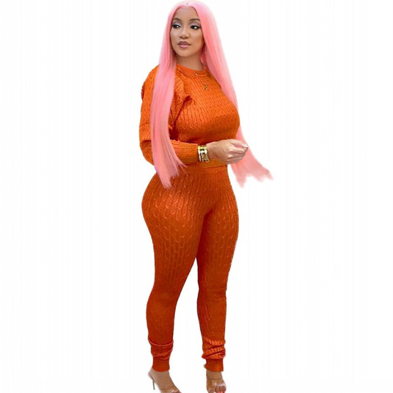 Fashion Fix Orange or Yellow Solid Color Matching Set
