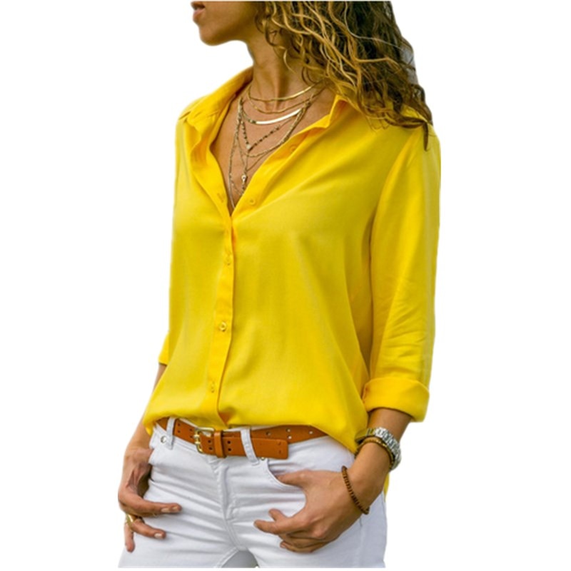 Fashion Fix Chiffon Women Button Blouse