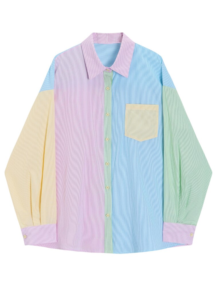 Fashion Fix Colorful Long Sleeve Shirt