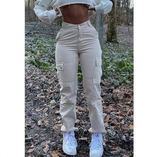 Fashion Fix High Waist Multi Pocket Pants