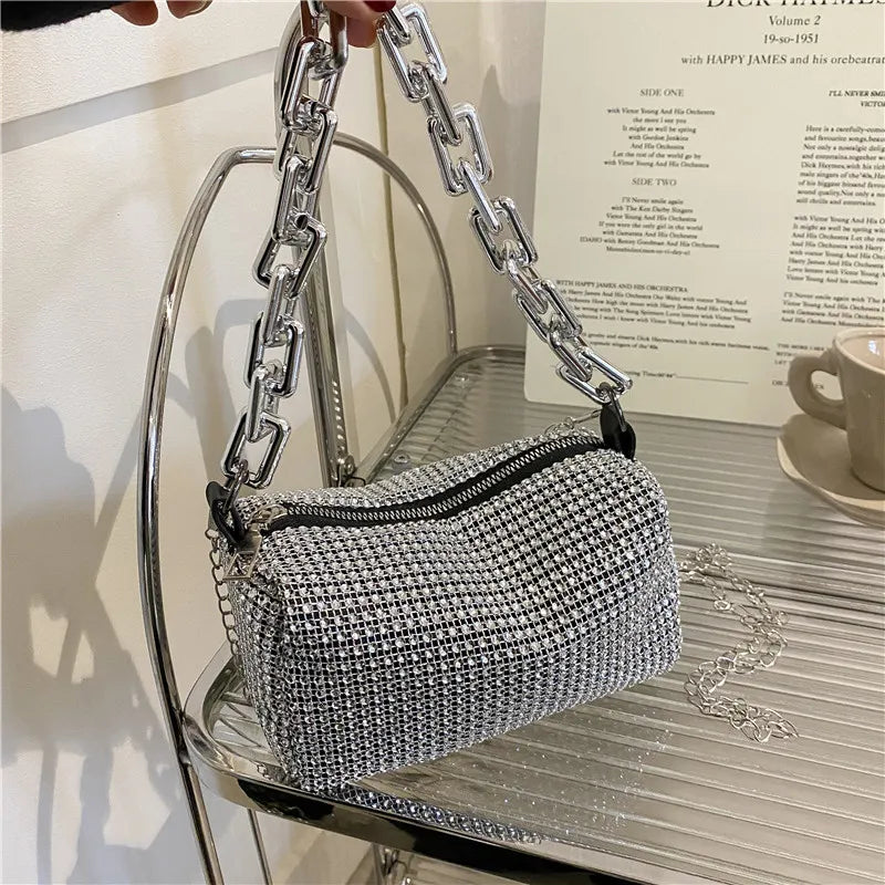 Fashion Fix Bling Small Crossbody Shoulder Handbag