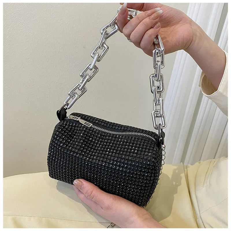 Fashion Fix Bling Small Crossbody Shoulder Handbag