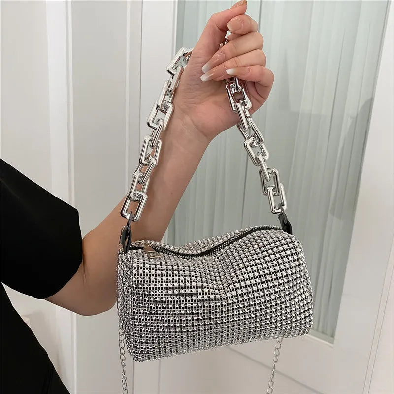 Fashion Fix Bling Small Crossbody Shoulder Handbag